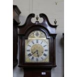 A 1920's mahogany long case clock in the Georgian style,