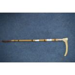 Riding Crop with Hallmarked Silver Ferrule