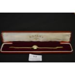 Rotary 18ct Gold Ladies Wristwatch - Birmingham 1963, ~14g total