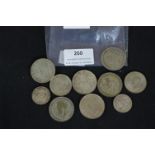 Ten UK Coins with Scarce States