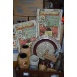 Vintage Case of Collectibles Including Hull Playgo