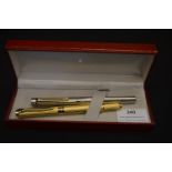 Sheaffer Fountain Pen with Gold Nib and One Other