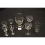 Older Drinking Vessels Including Queen Victoria An