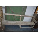 Wooden Railway Bench