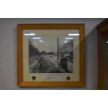 Framed Commemorative Photograph of Anlaby Road Sig