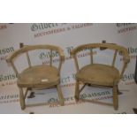 Pair of Child's Bentwood Chair with Elm Seats