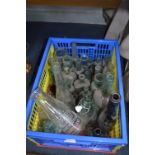 Crate of Victorian Glass Bottles and Jars