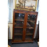 Victorian Mahogany Glazed Front Bookcase