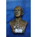 Brass Bust of Adolf Hitler