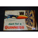 "Dart for a Guinness" Advertising Sign