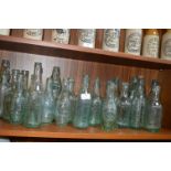 Twenty Three Hull Glass Beer Bottles, Cod Bottles,