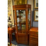 Oriental Rosewood Corner Display Unit with Glass S