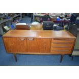 Retro Teak Sideboard by Younger 66" Long