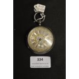 Silver Pocket Watch - Chester 1906 (AF)