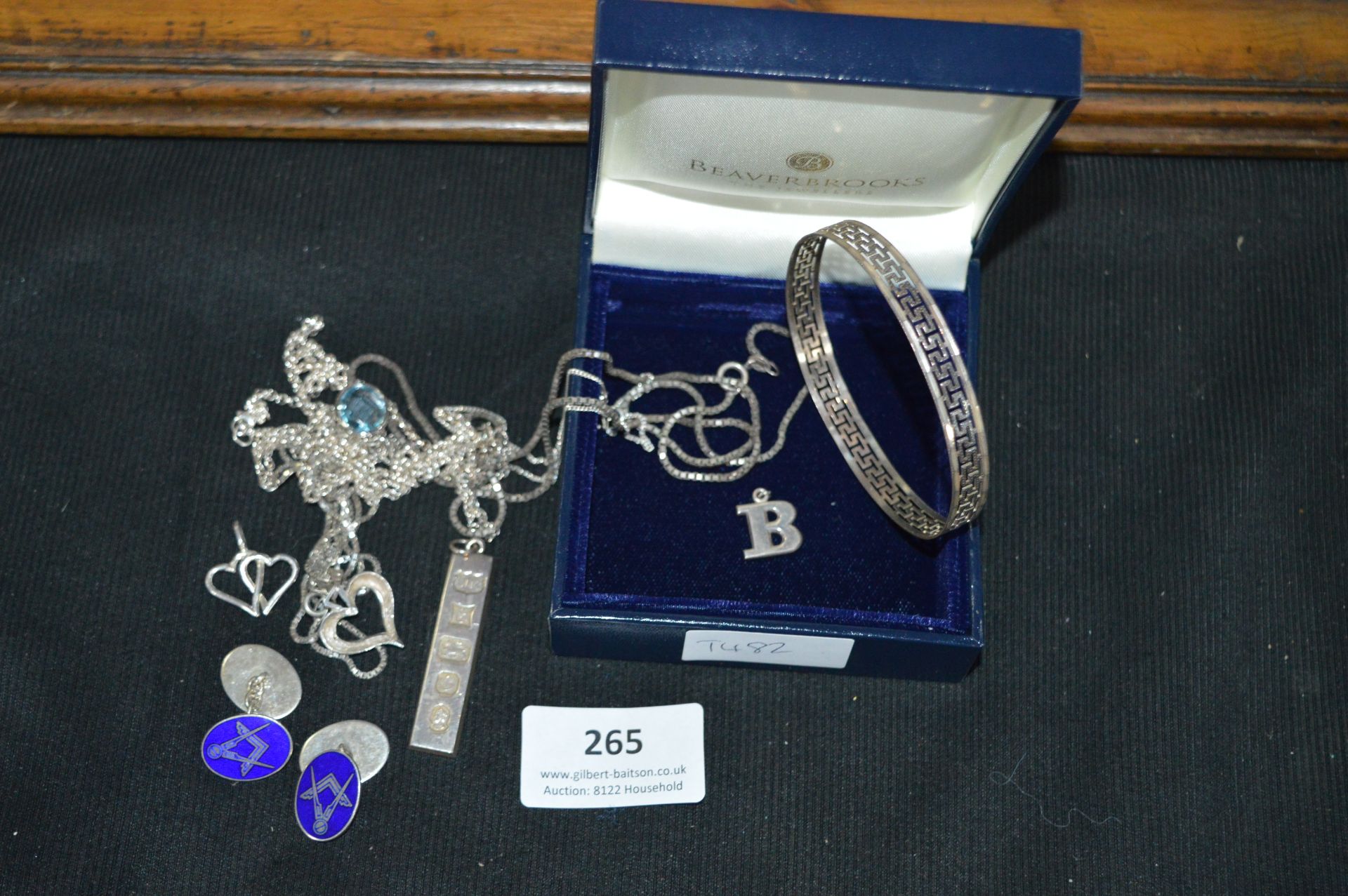 Silver Jewellery Including Bangles, Pendants, Cuff