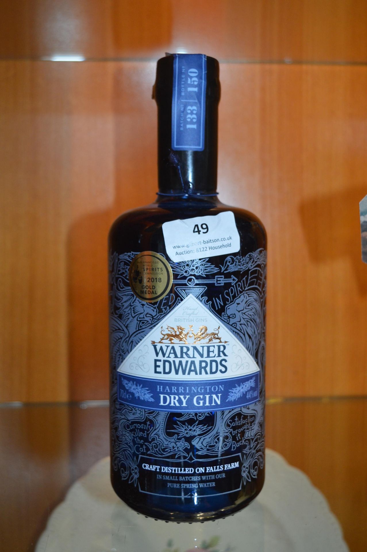 70cl Bottle of Harrington Warner Edwards Dry Gin