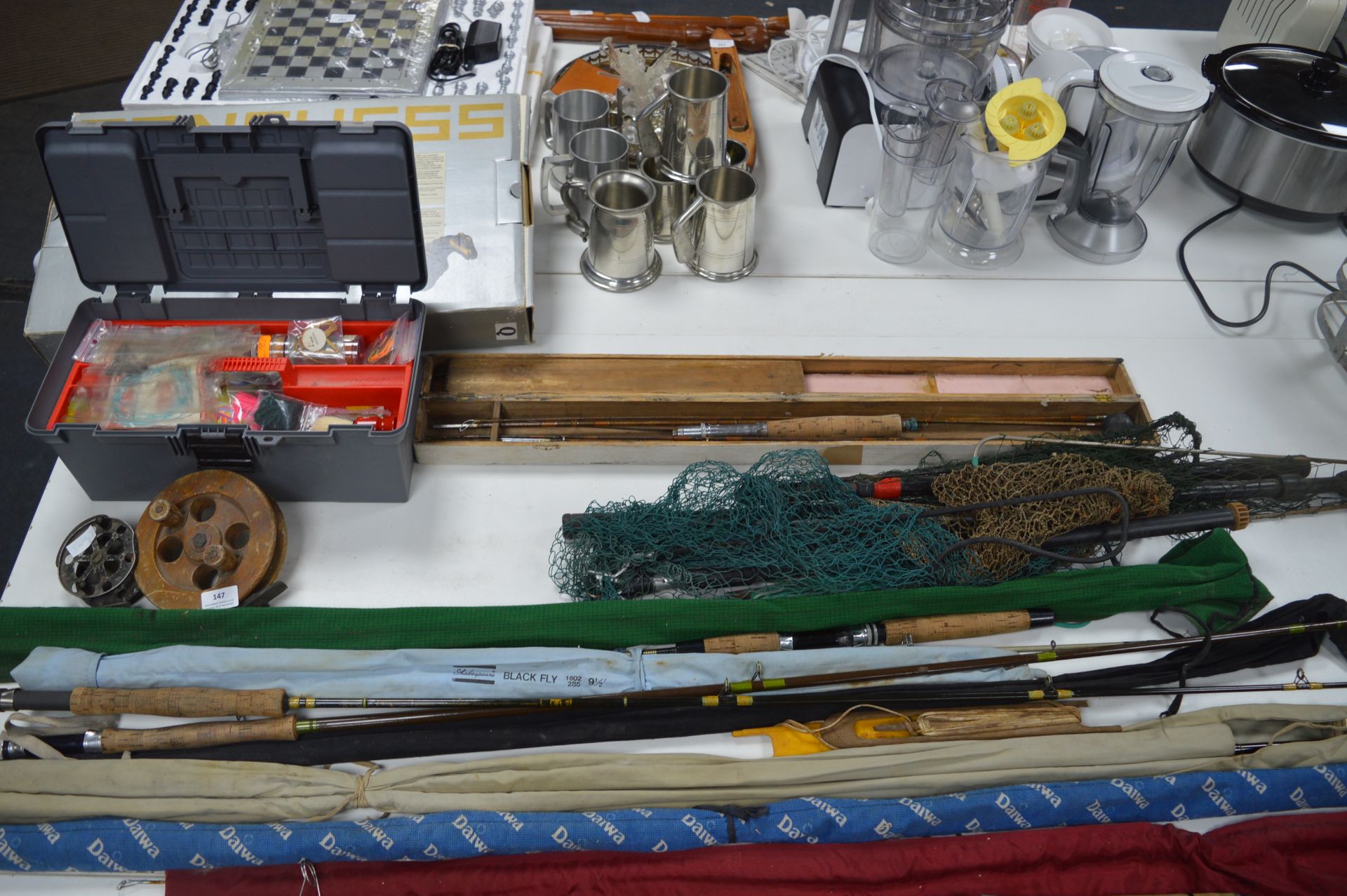 Fishing Rods and Tackle Including Bruce & Walker R