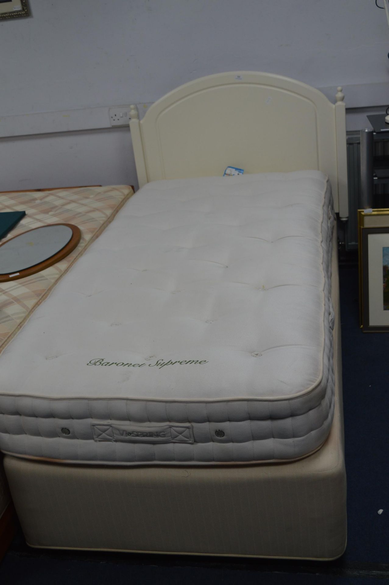 Single Divan with Vi Spring Baronet Supreme Mattre