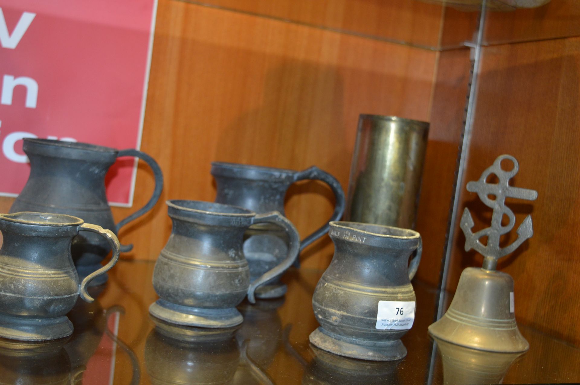 Period Pewter Tankards, etc.