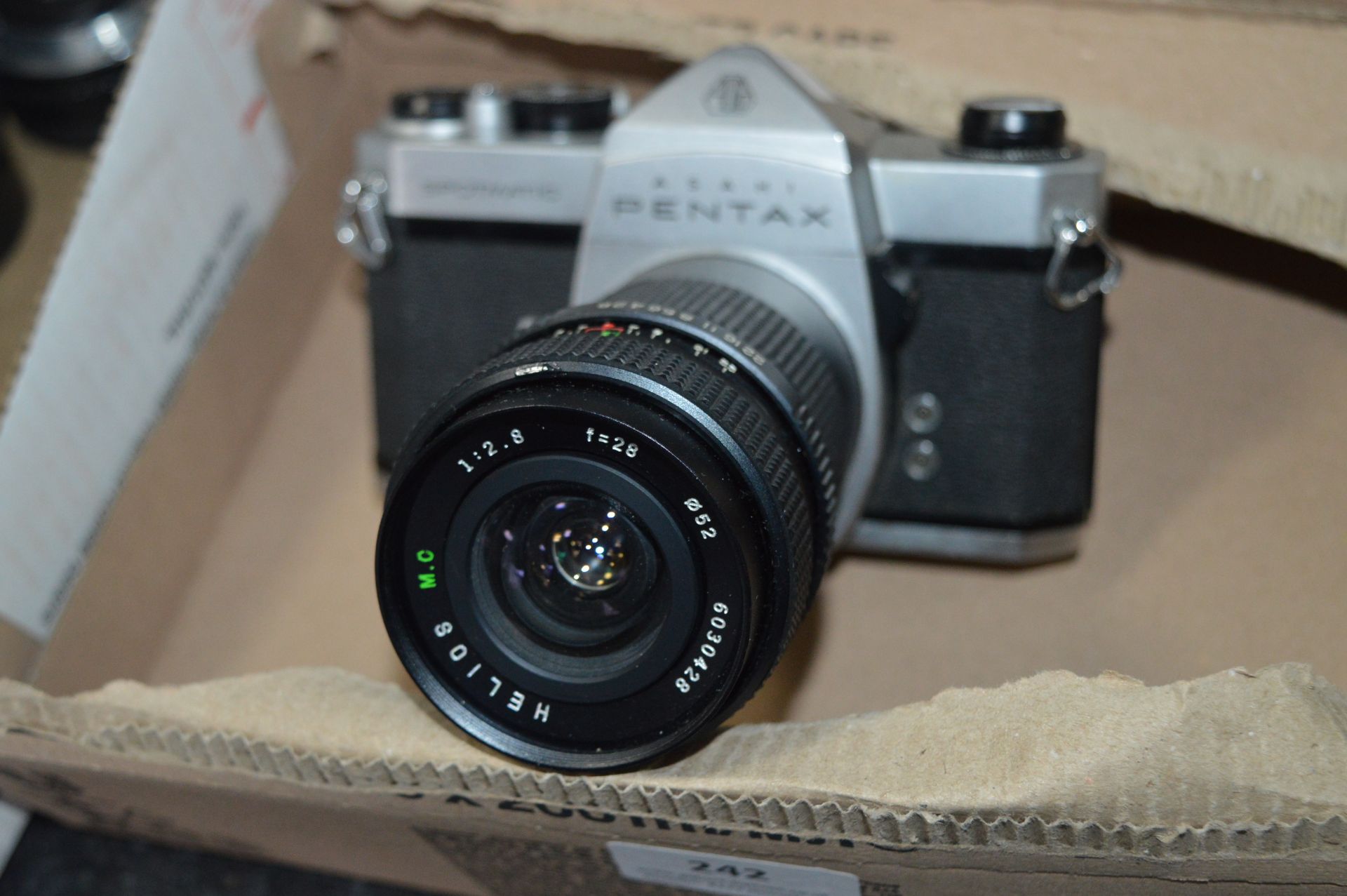 Pentax Spotmatic Camera and Lens