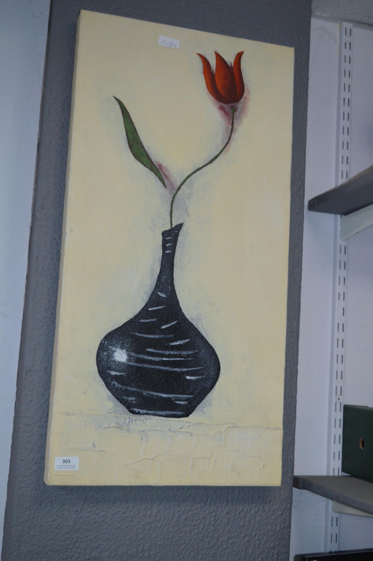 Canvas Painting - Vase & Flowers