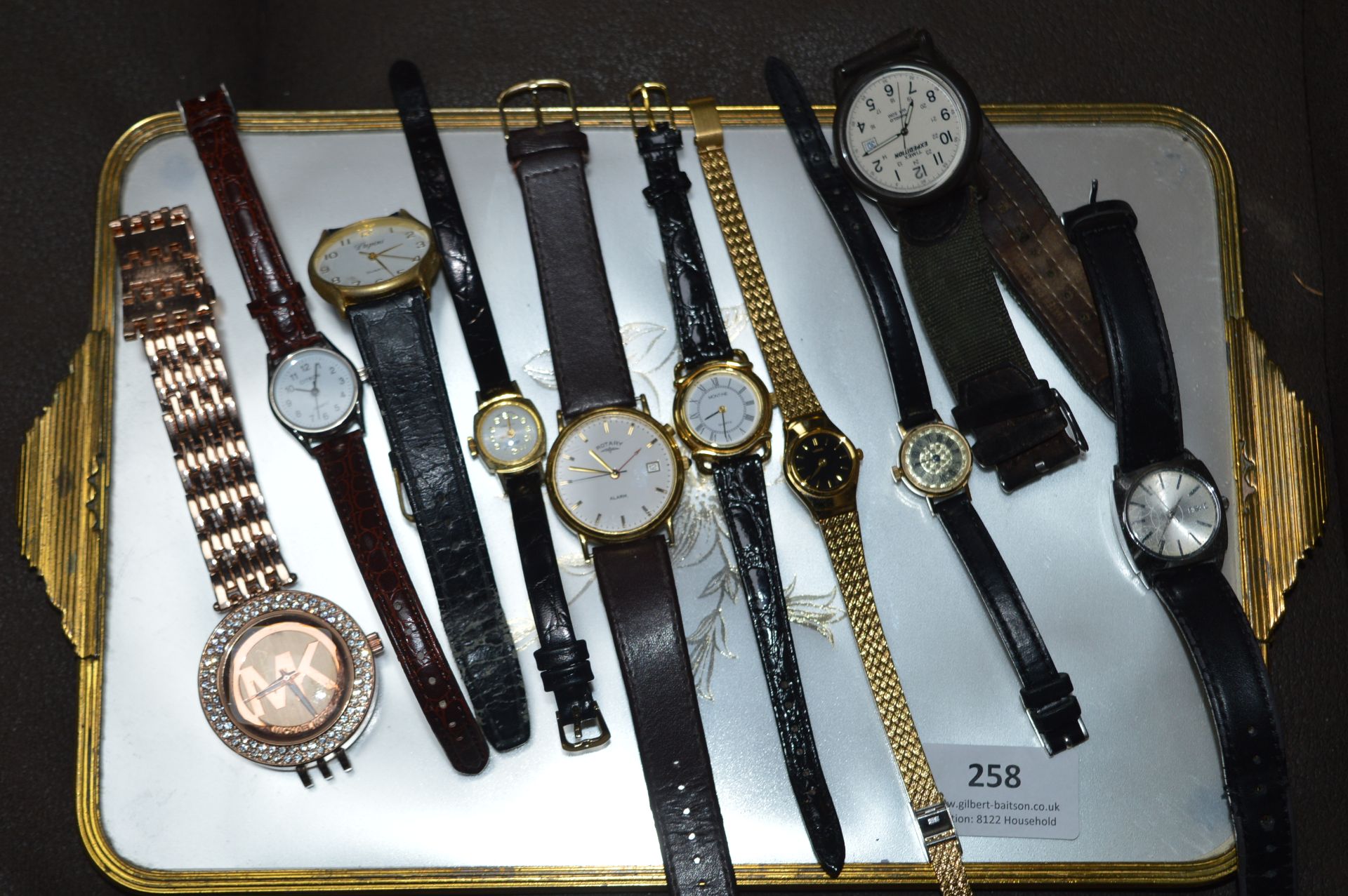 Small Tray Lot of Assorted Wristwatches