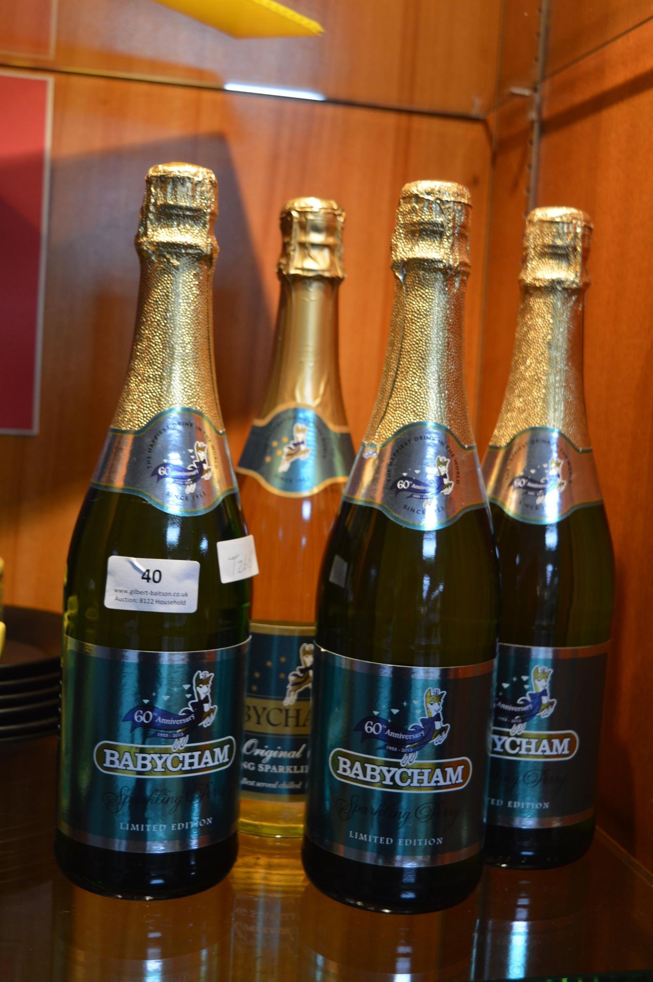 Four Bottles of Babycham 60th Anniversary Limited