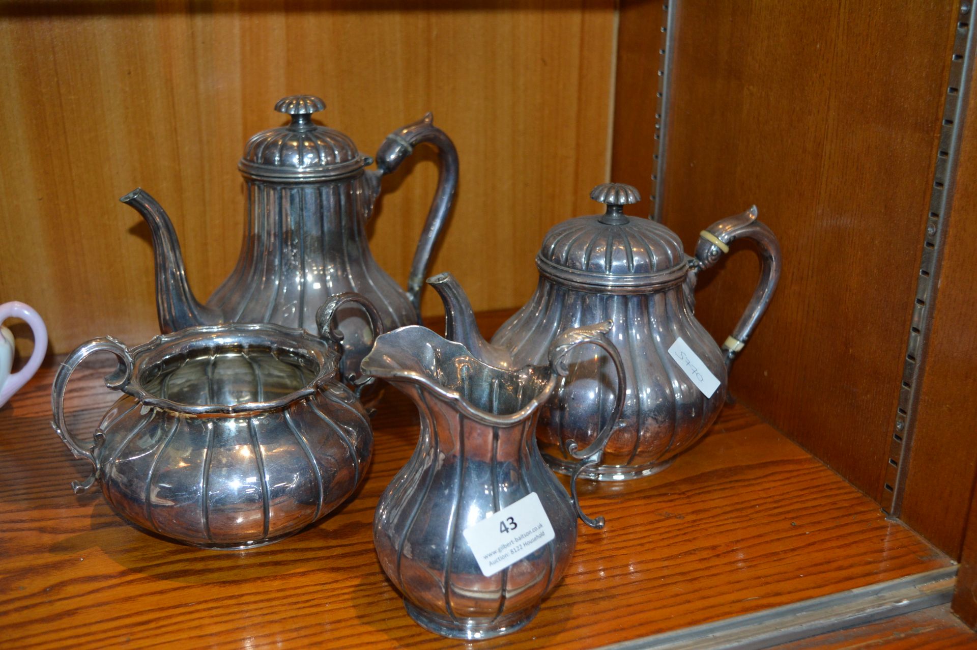 Silver Plate Part Tea Set