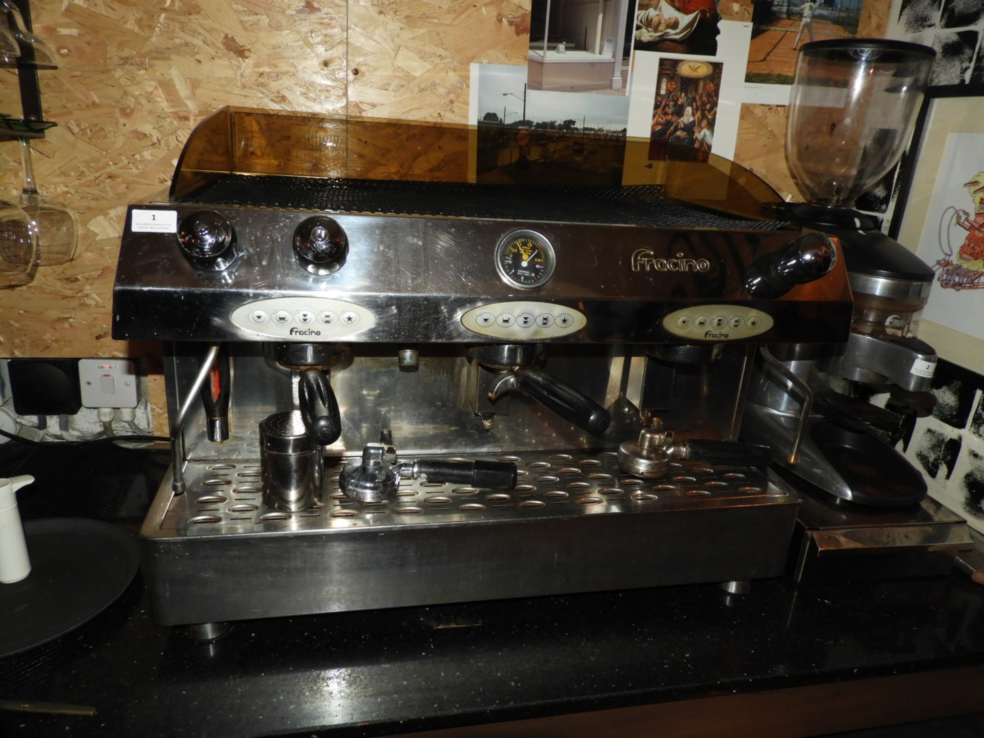 *Francino Three Head Espresso Coffee Machine