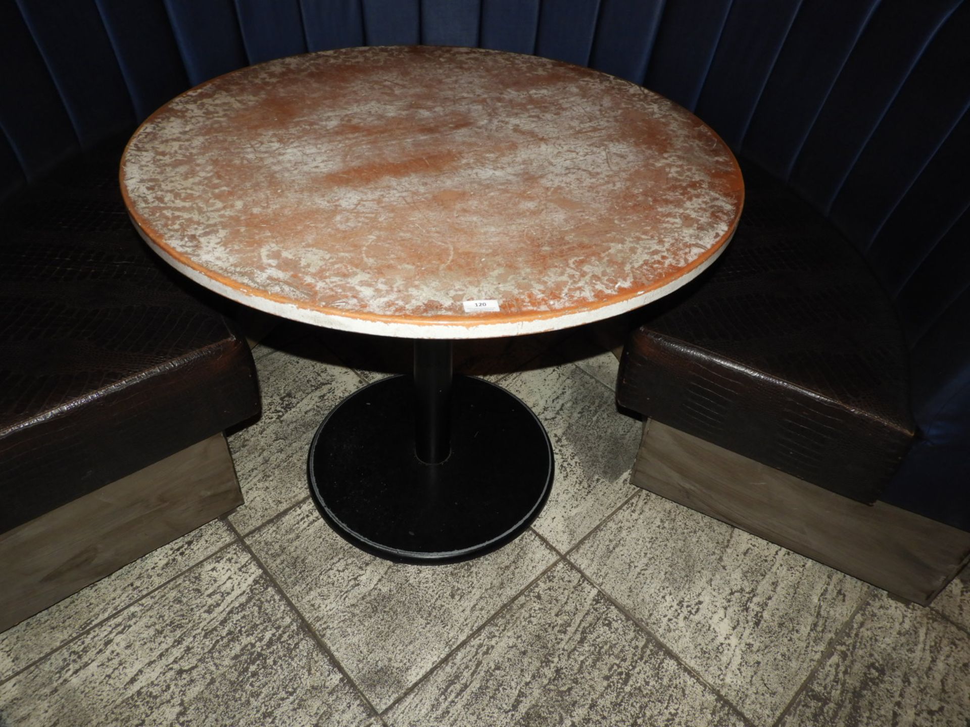 *Circular Dining Table on Pedestal Base 90cm Diame