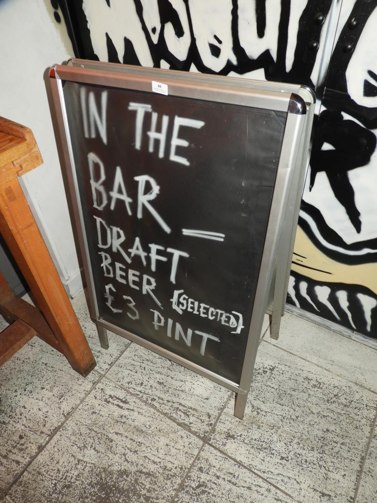 *Aluminium Framed Sandwich Board