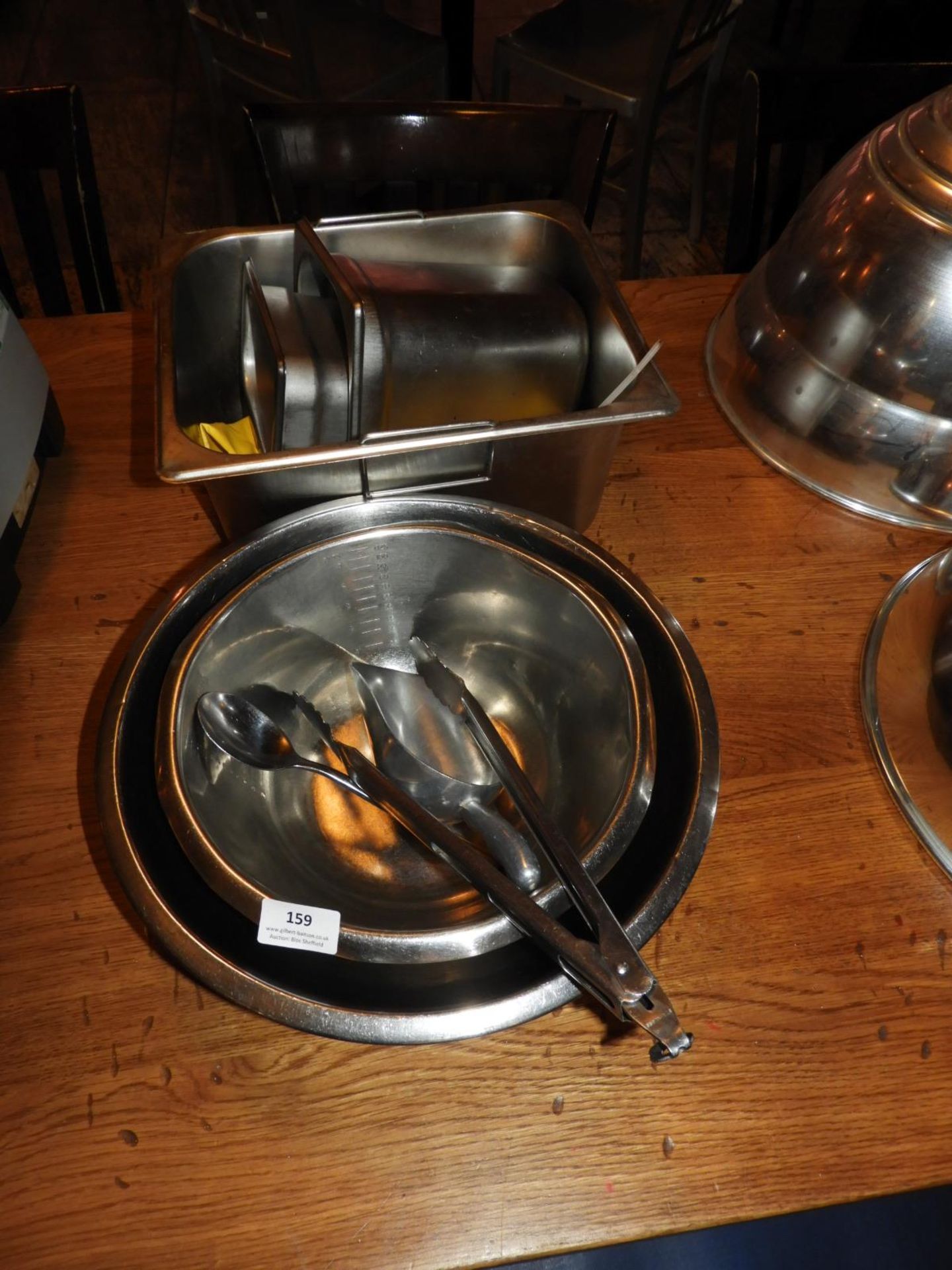 *Assorted Stainless Steel Bowls, Bain Marie Insert