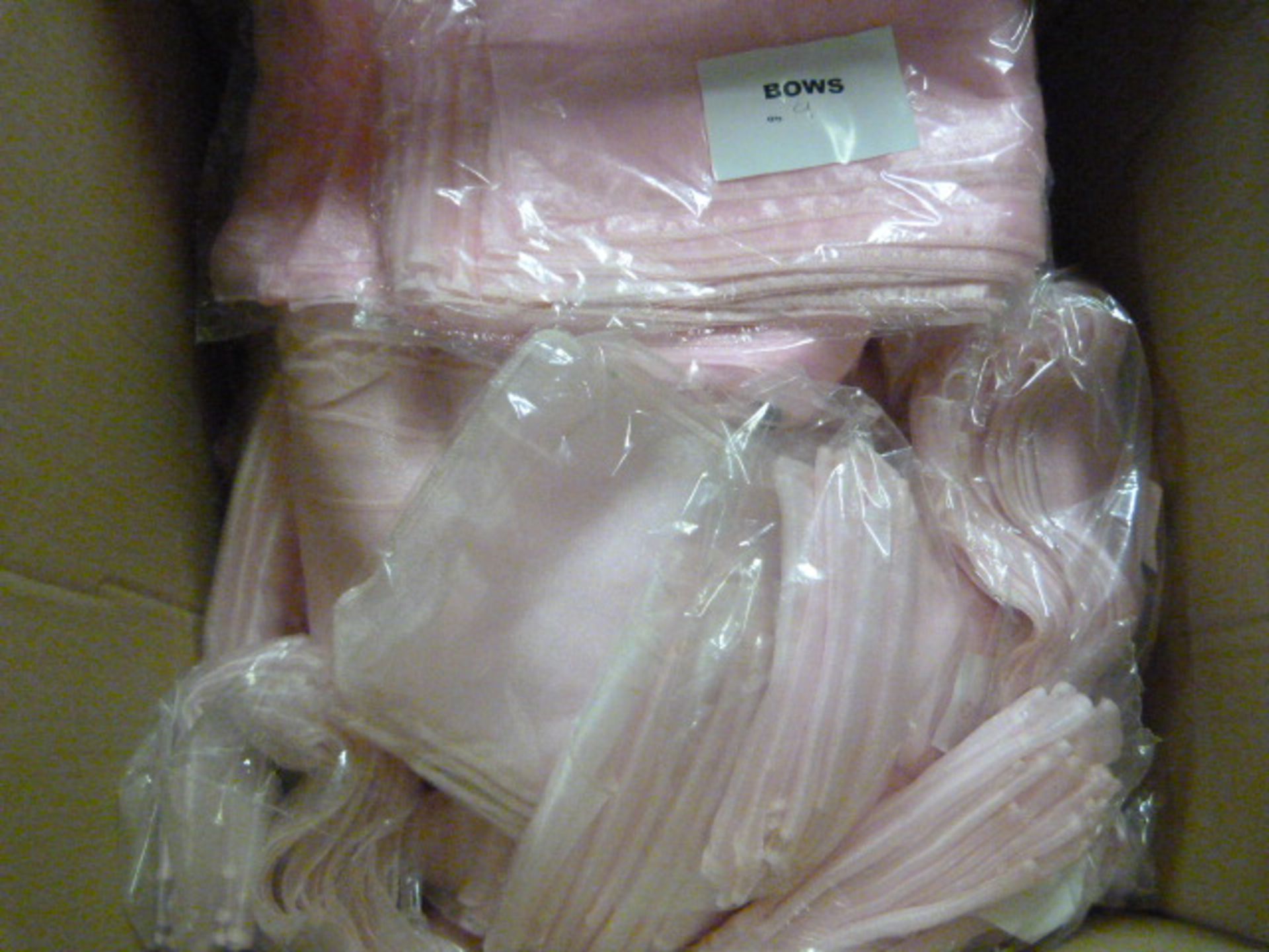 *1487 Organza Chair Bows (106x Mint, 1105x Pink &