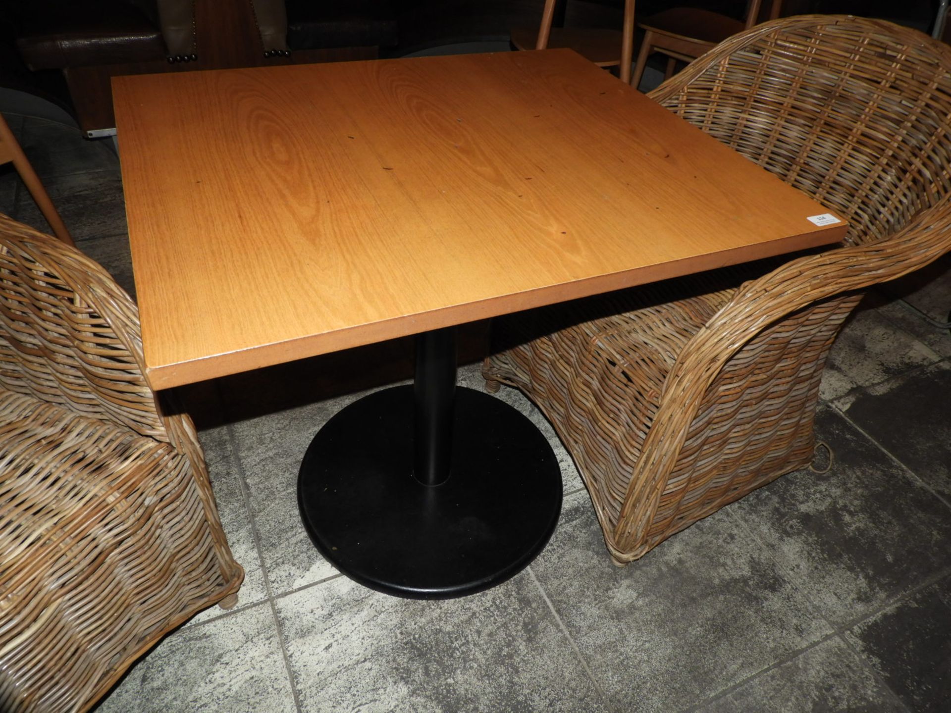 *Dining Table on Pedestal Base 70x80cm