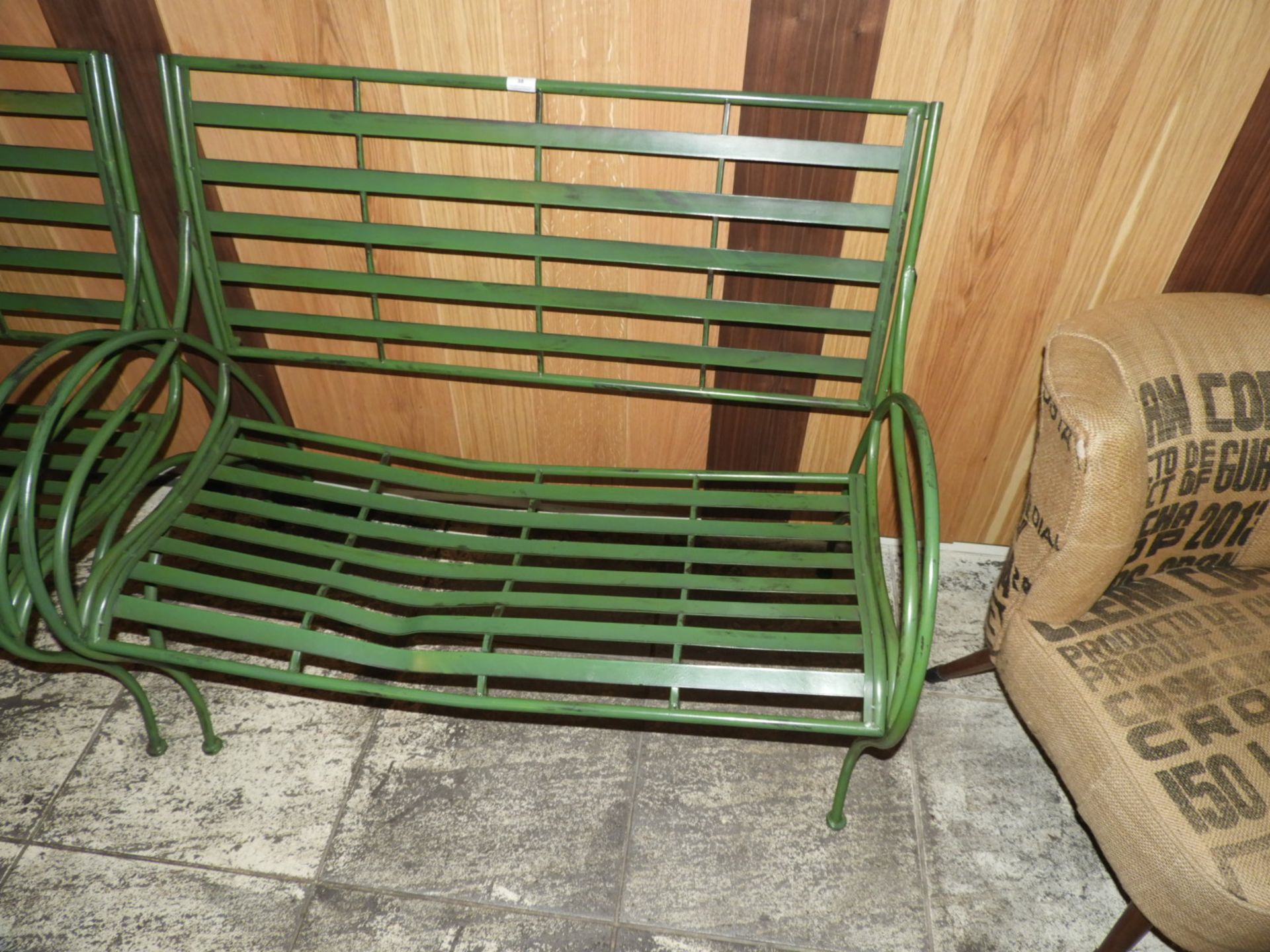 *Wrought Iron Garden Seat