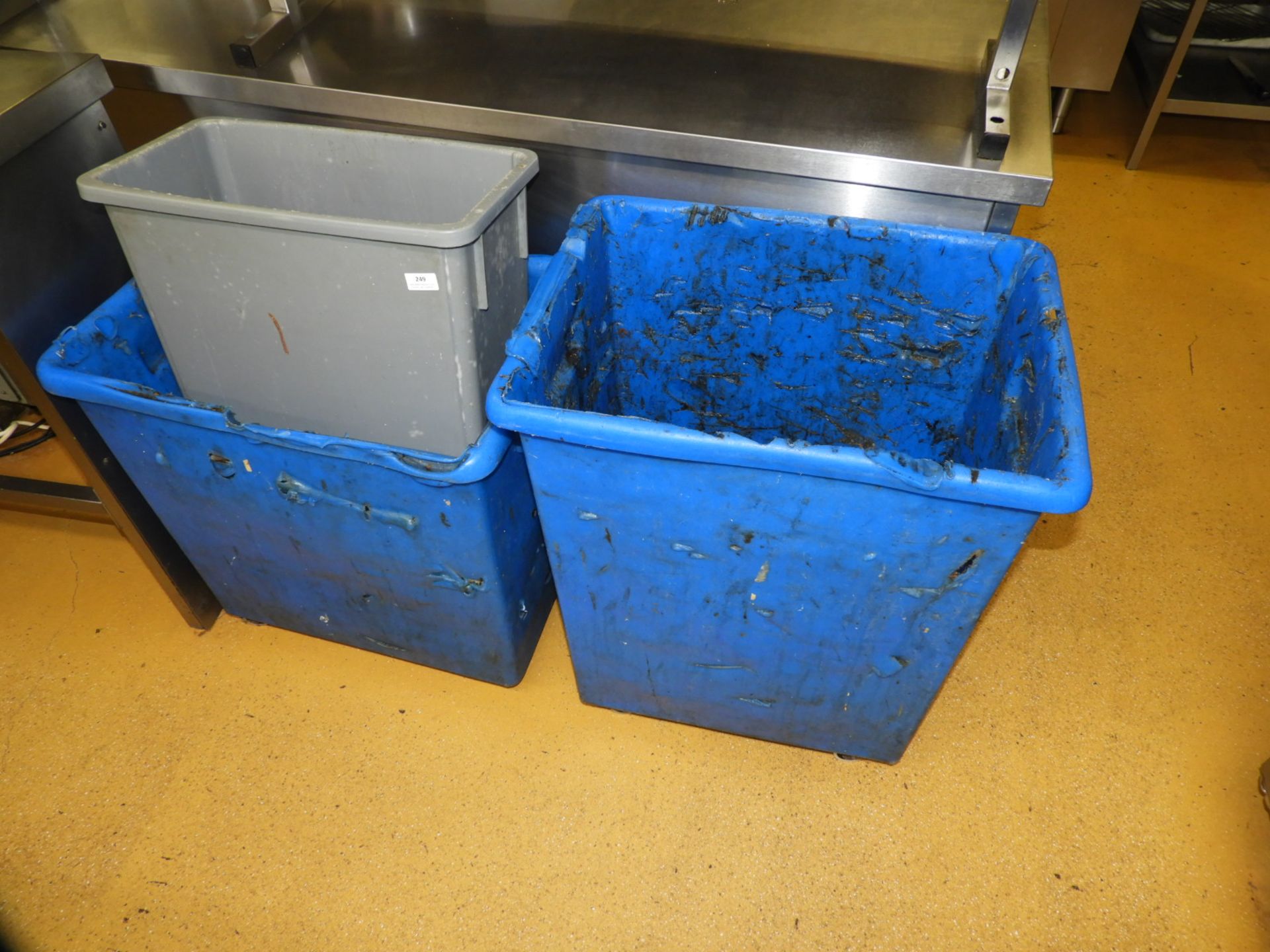 *Three Kitchen Waste Bins