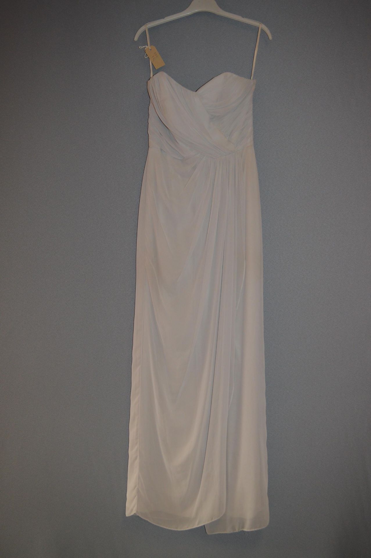 *Size: 8 Oyster Bridesmaid Dress by Dessy Collecti