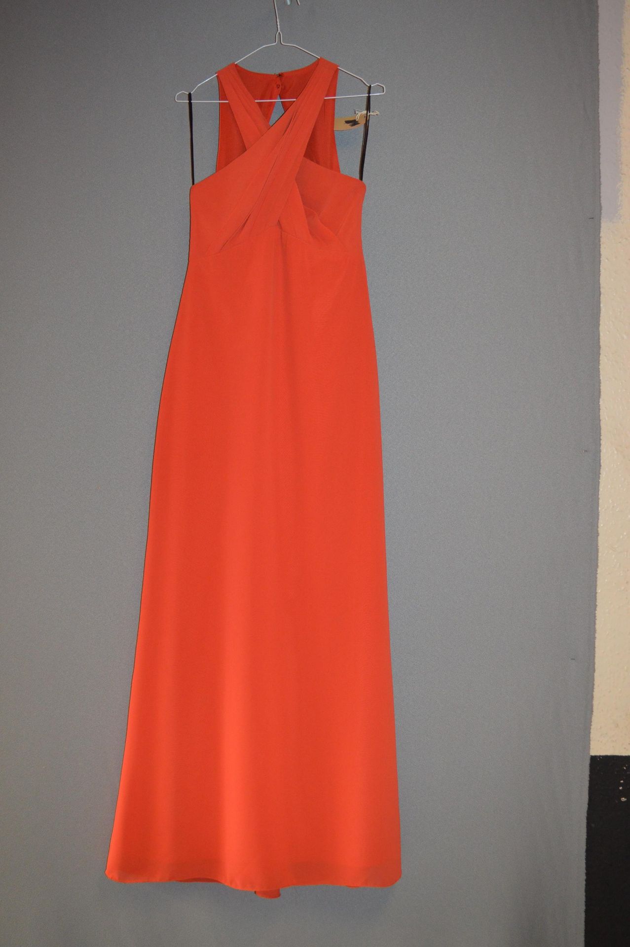 *Size: 8 Orange Bridesmaid Dress by Dessy Collecti