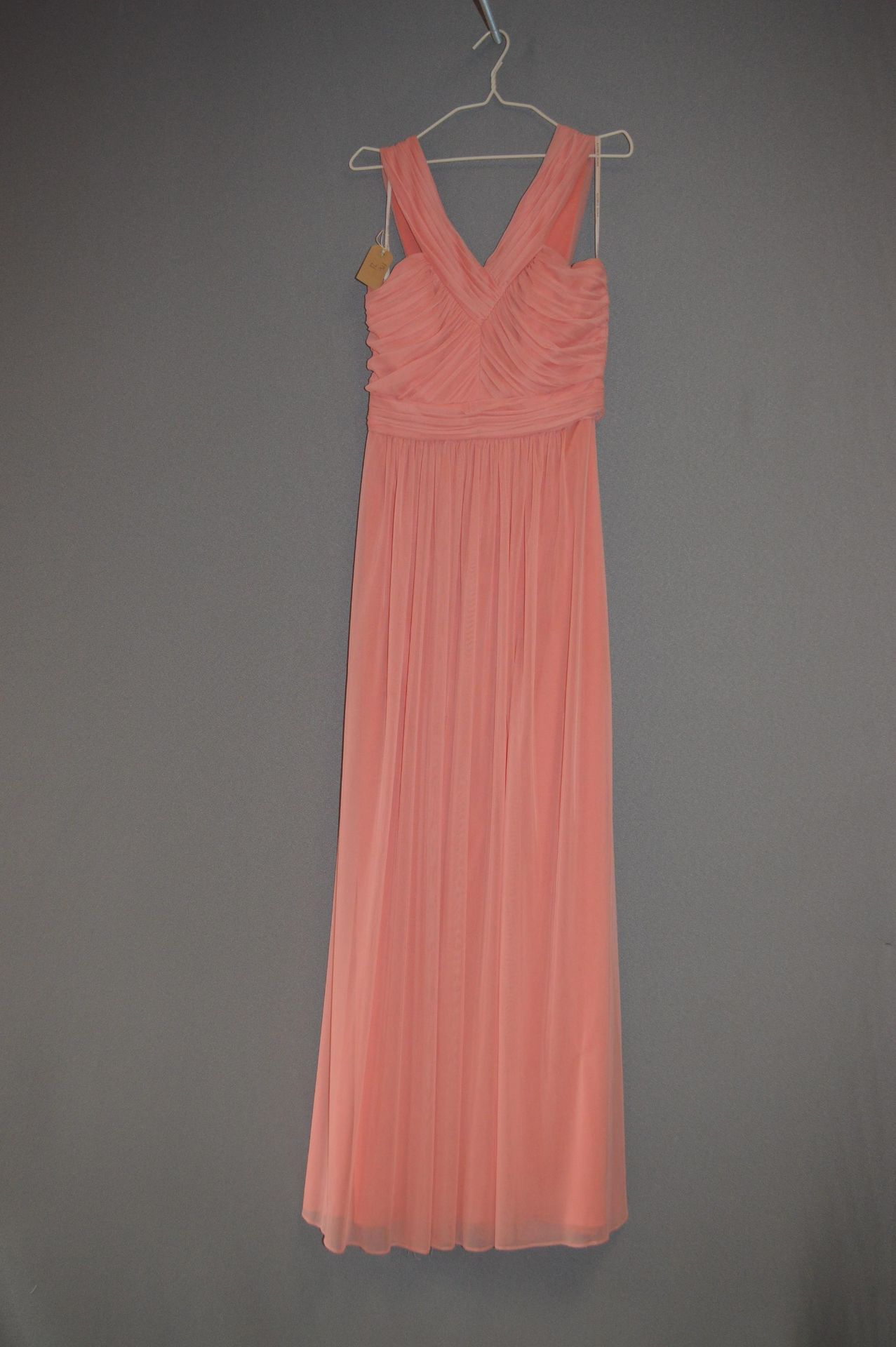 *Size: 10 Apricot Bridesmaid Dress by Alfred Sung