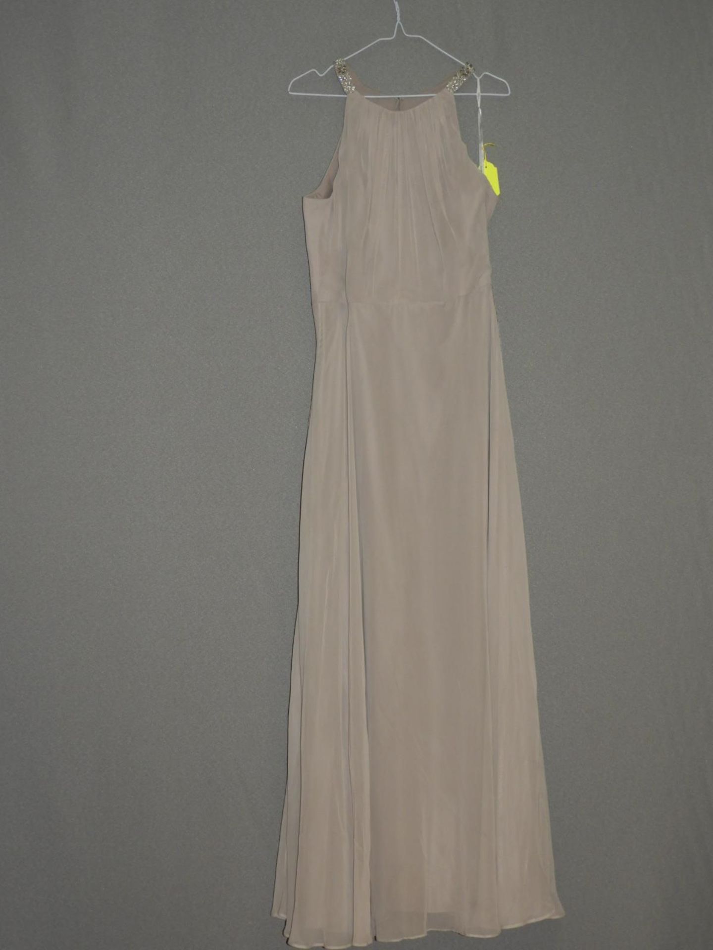 *Size: 12 Light Grey Bridesmaid Dress