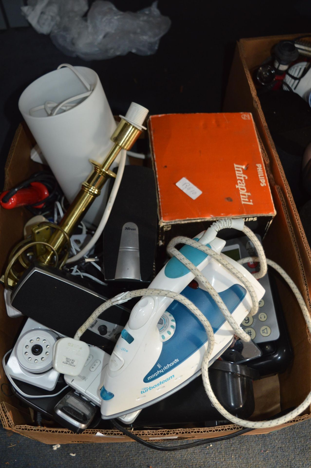 Electrical Items; Speakers, Telephones, Irons, etc