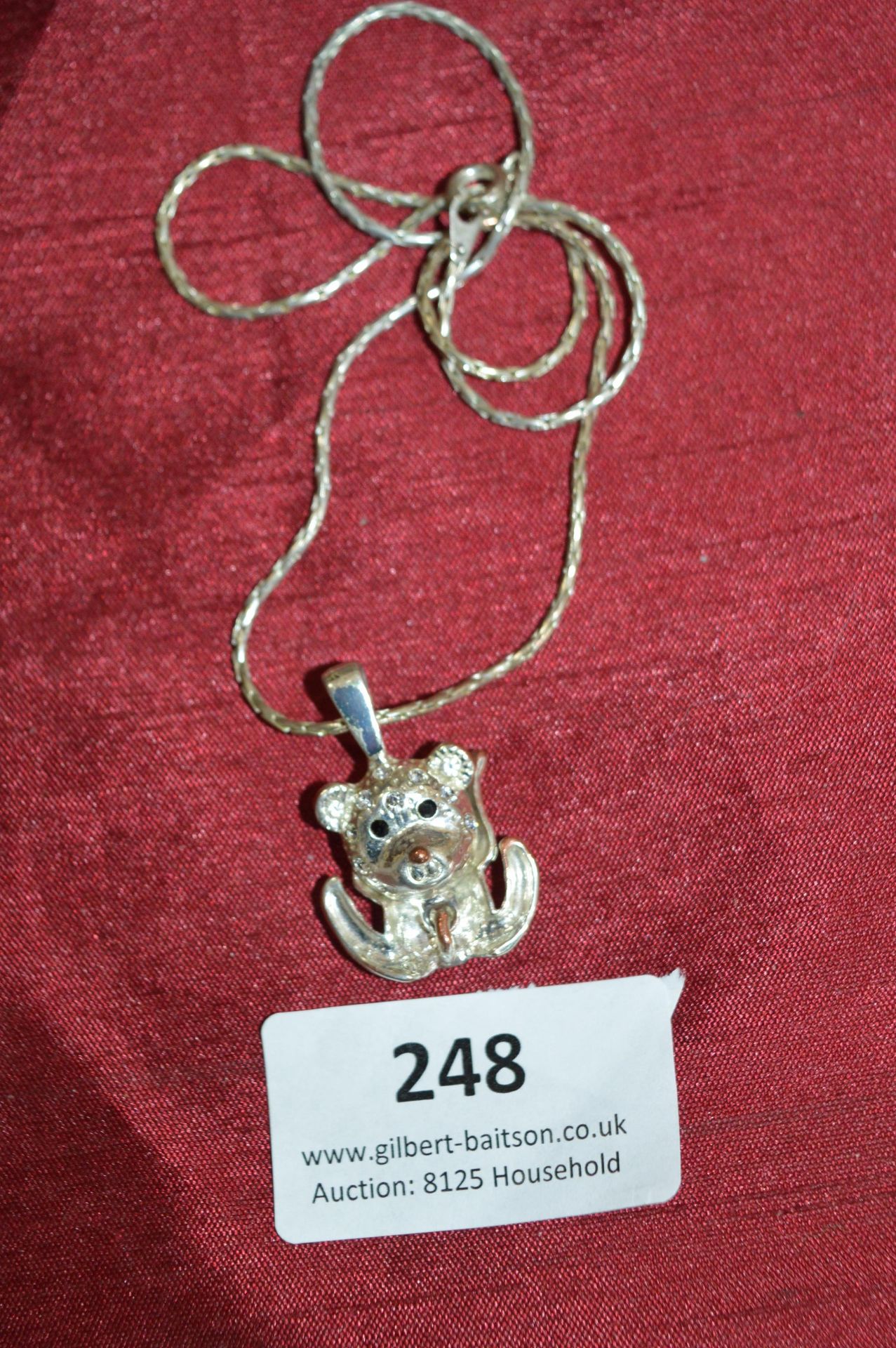 Silver Pendant and Chain