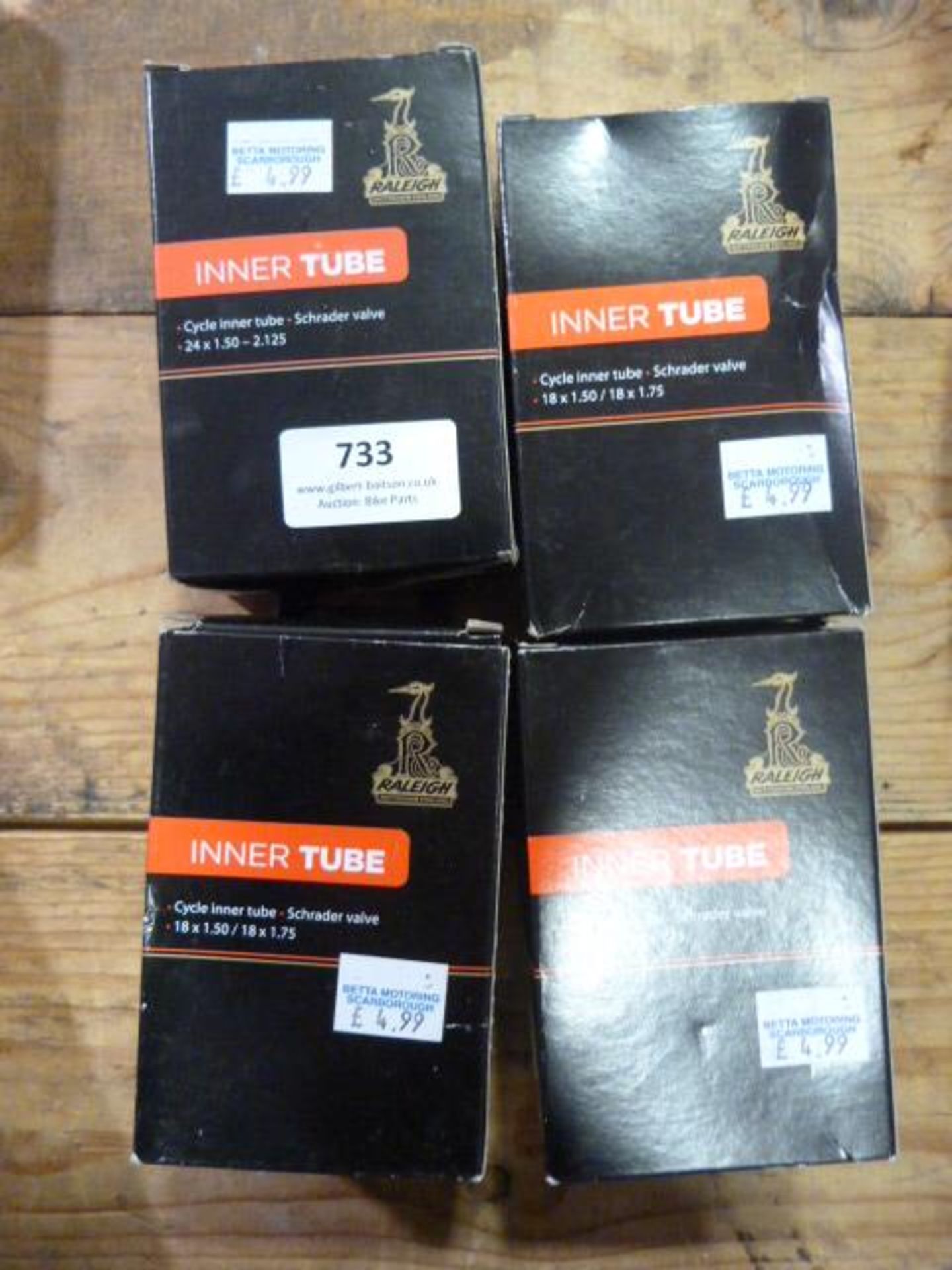 *Four 24x1.5-2.125 Inner Tubes