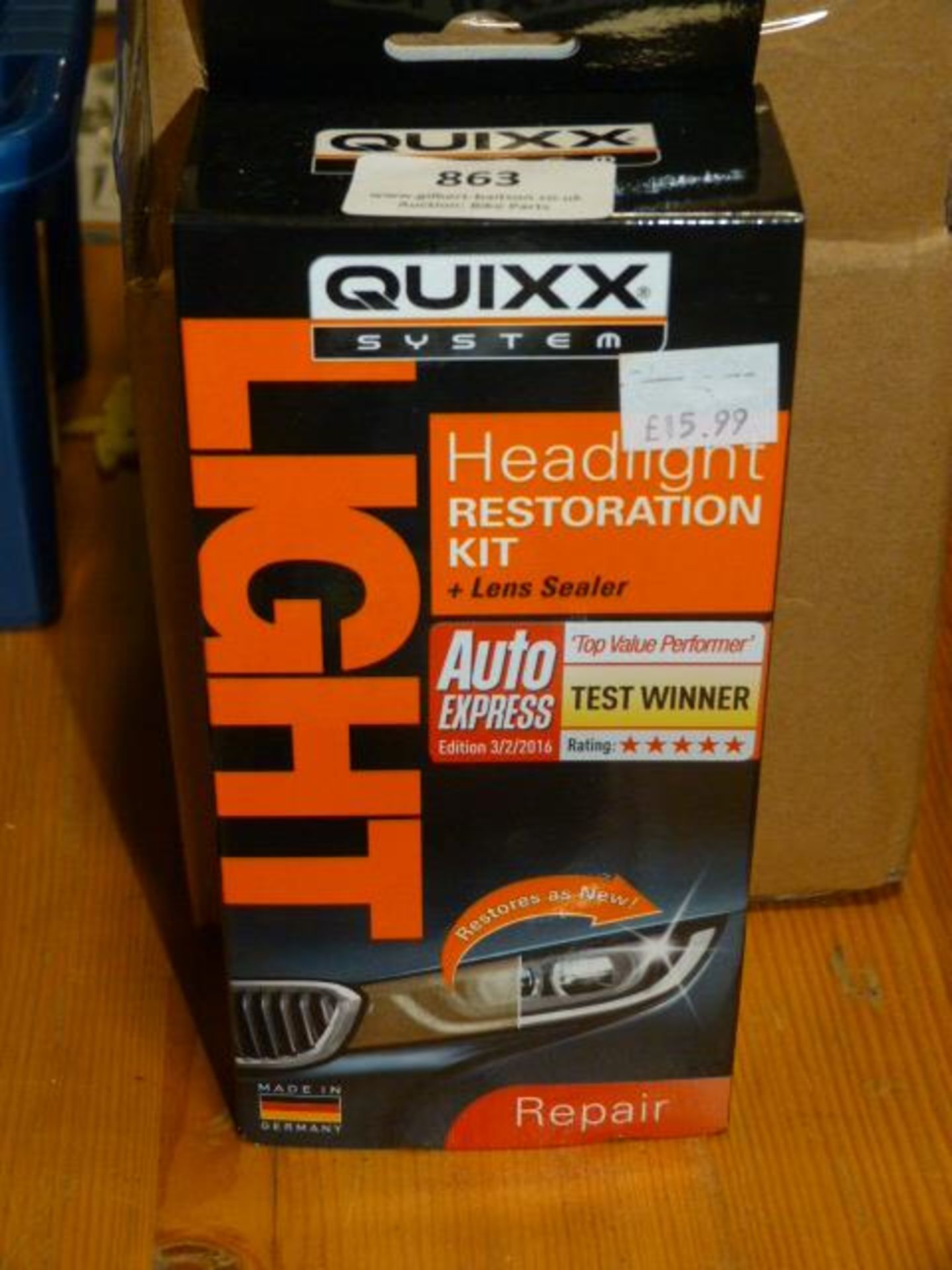 *Quixx System Headlight Restoration Kit