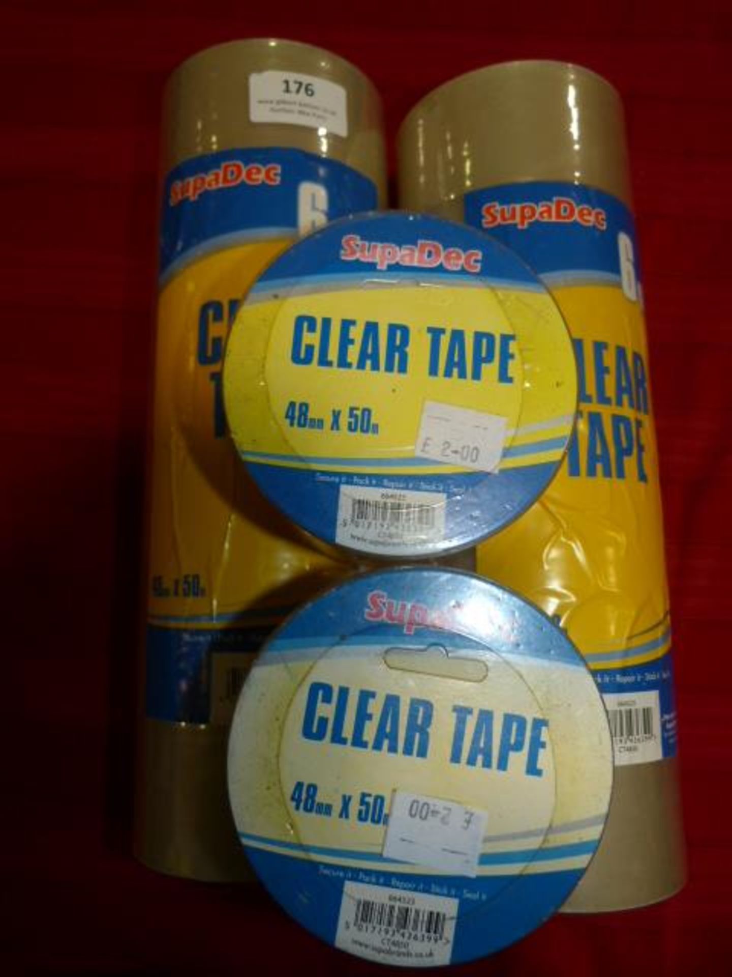 *Fourteen Rolls of 48mm x 50m Clear Tape