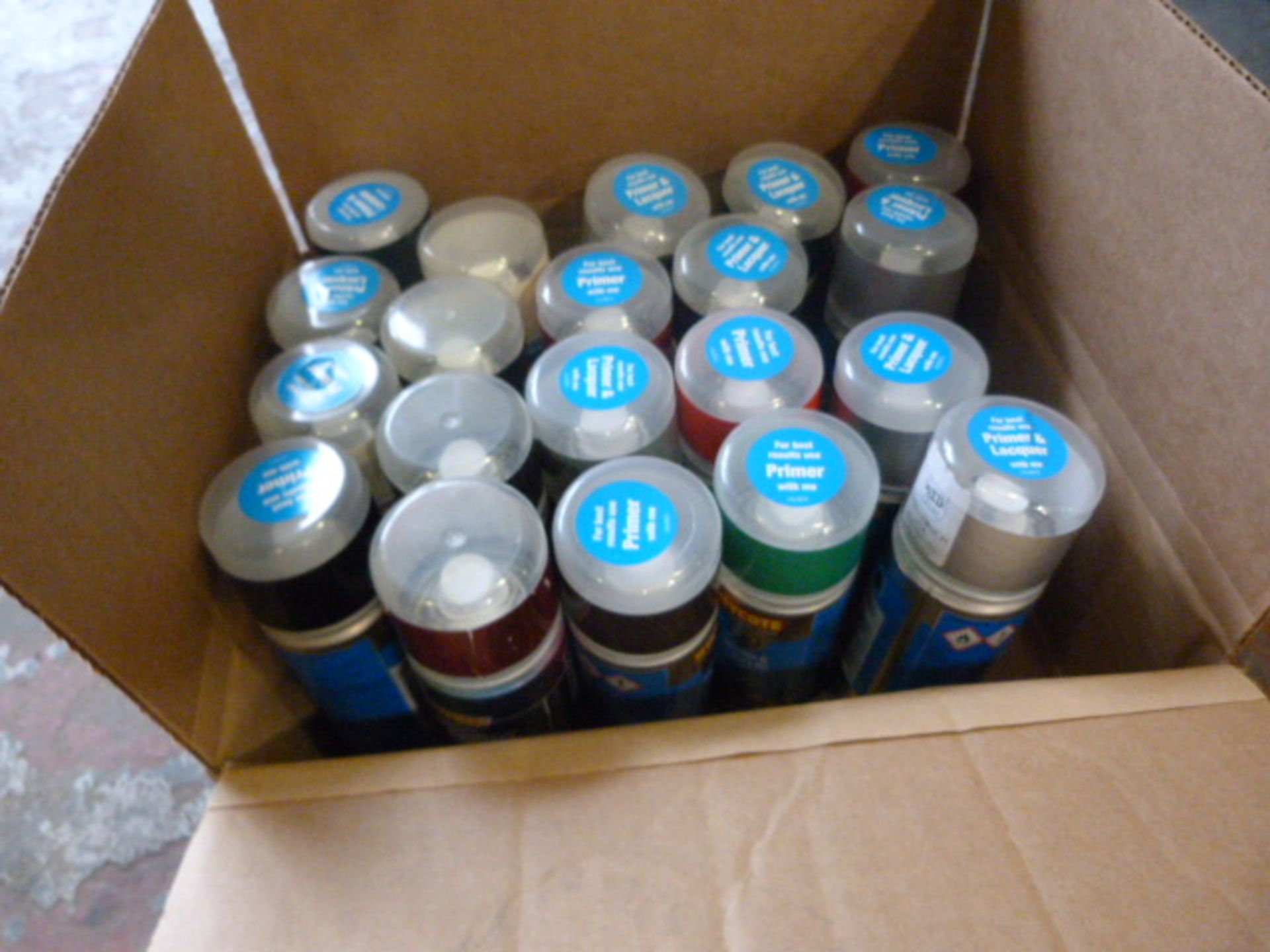 *Box of Assorted Spray Paints