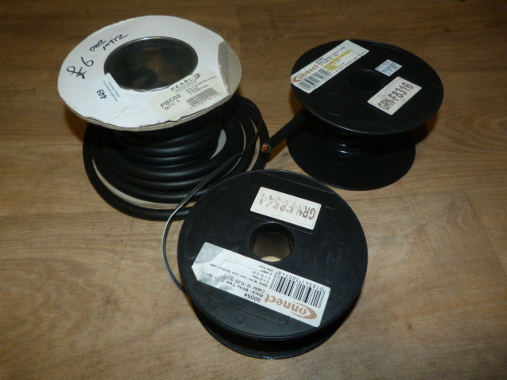 *Three Part Used Spools of Starter Cable, Speaker