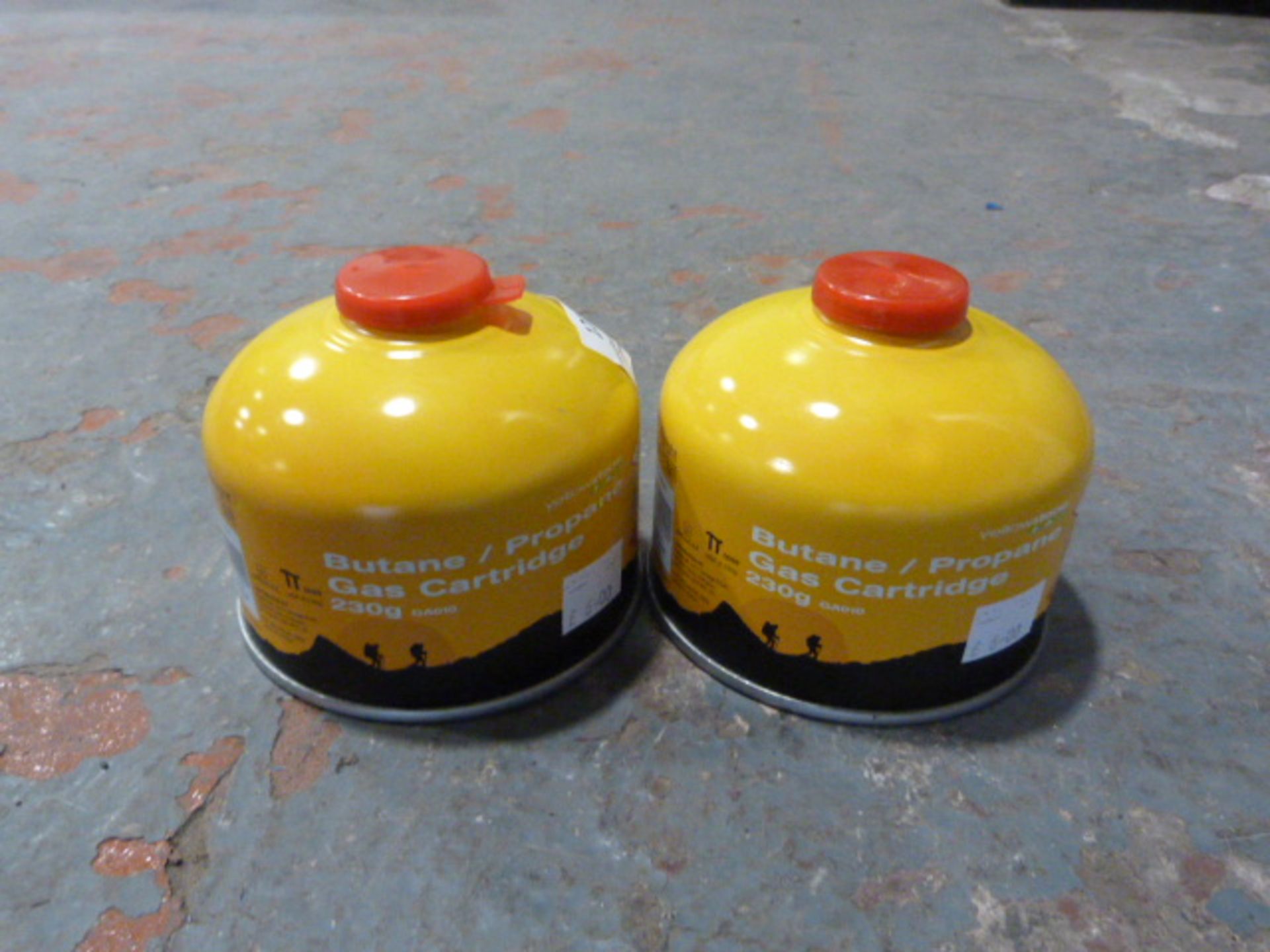 *Two 230g Butane Gas Cartridges