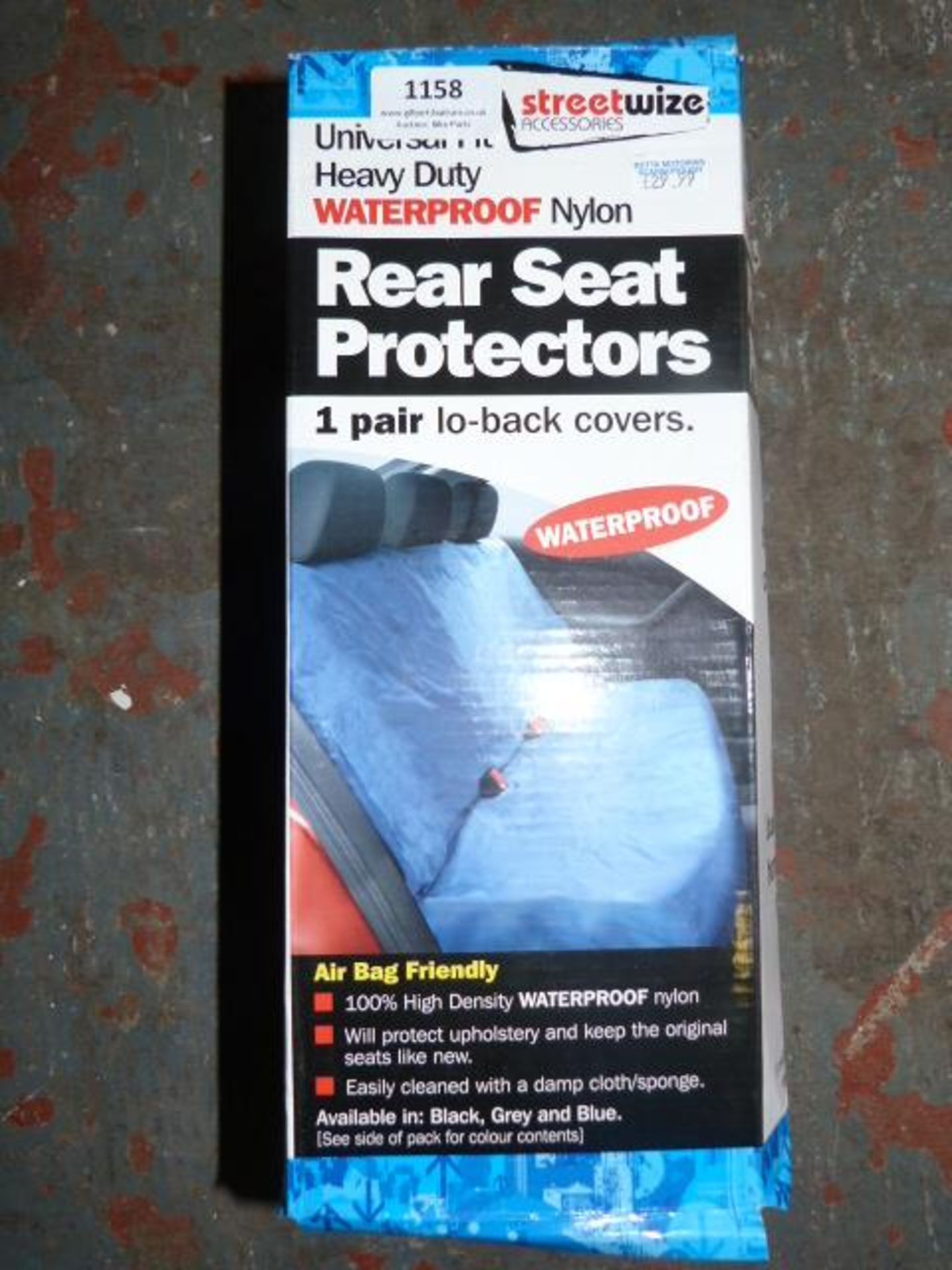 *Waterproof Rear Seat Protectors