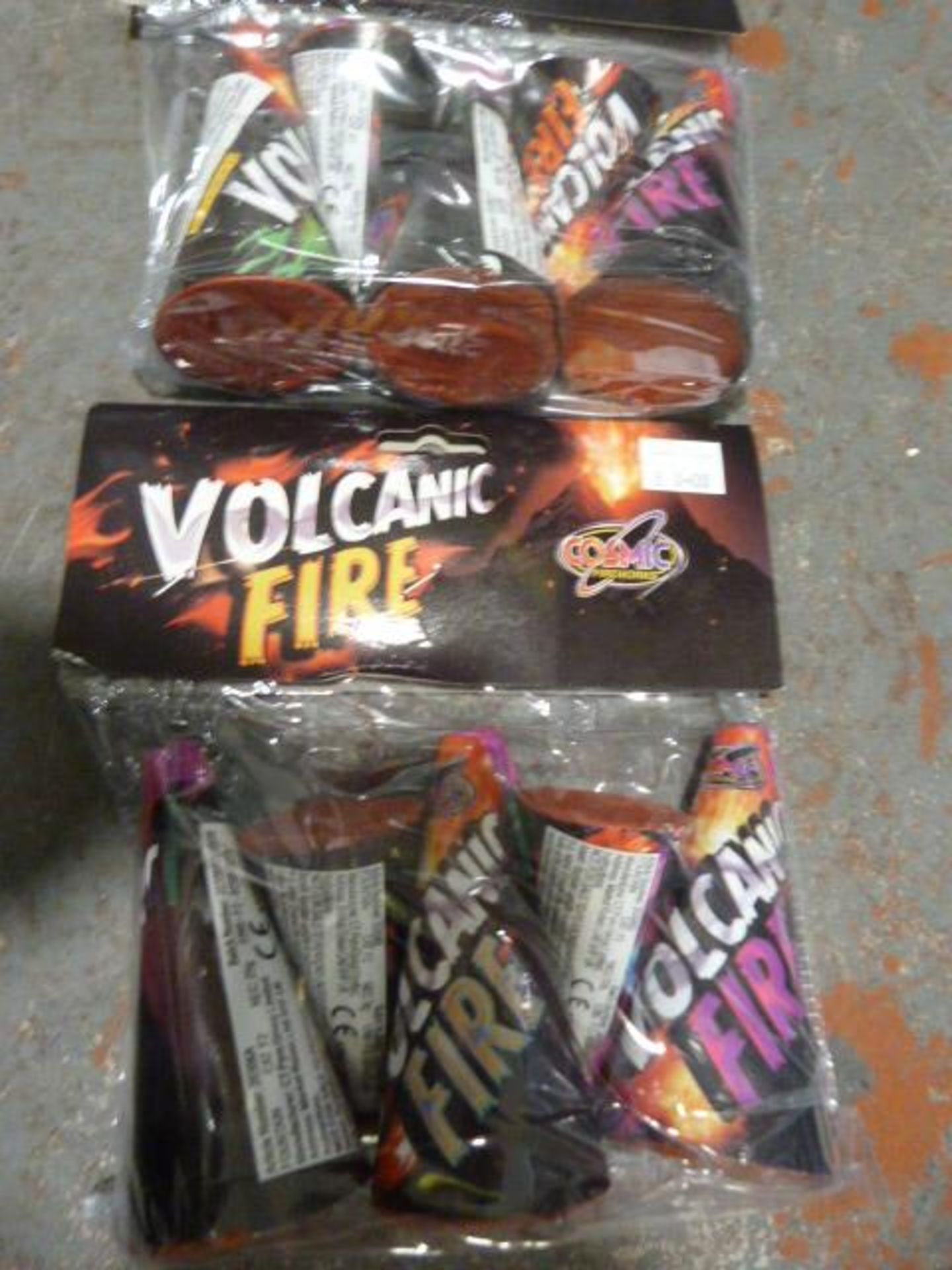 *Two Packs of 5 Volcanic Fire Fireworks